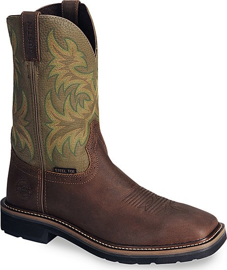 Stampede Waxed Brown by Justin® Boots