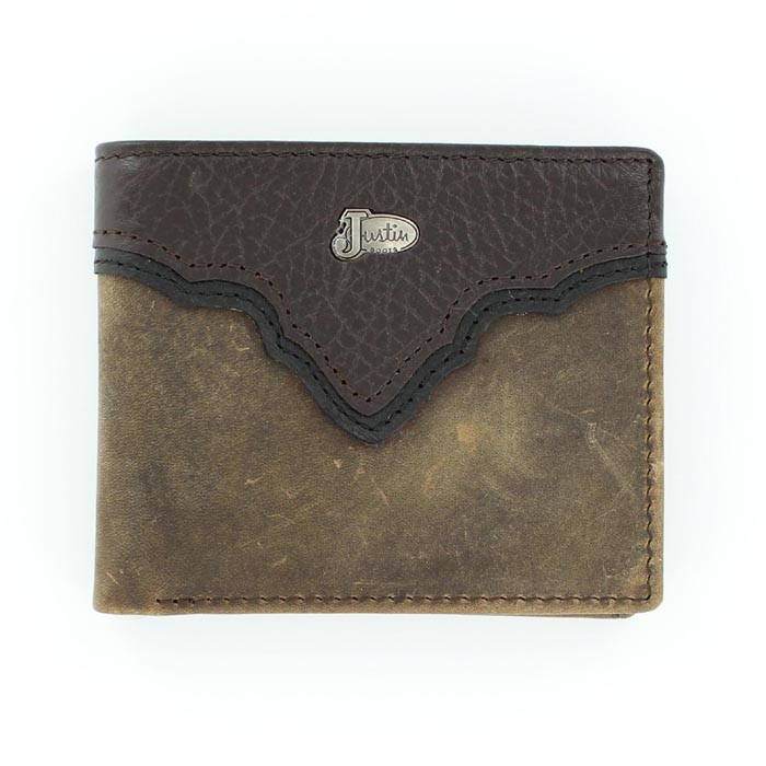 Justin® Brown BiFold Wallet Wallets Men Jacksons Western Store