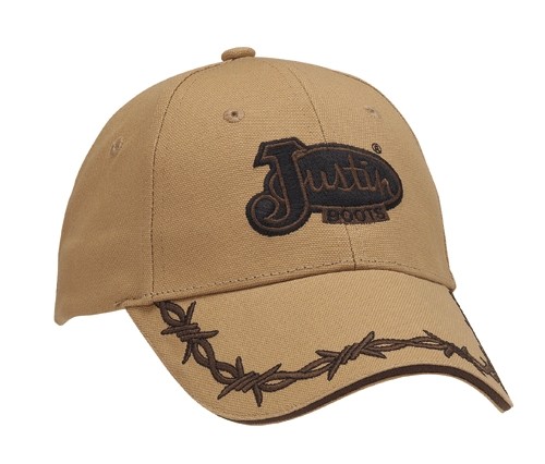 Justin® Tan Barbwire Cap