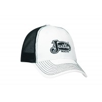 Justin® White with Black Mesh Cap