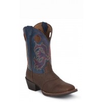 Dark Brown Rawhide w Perfed Saddle by Justin® Boots 