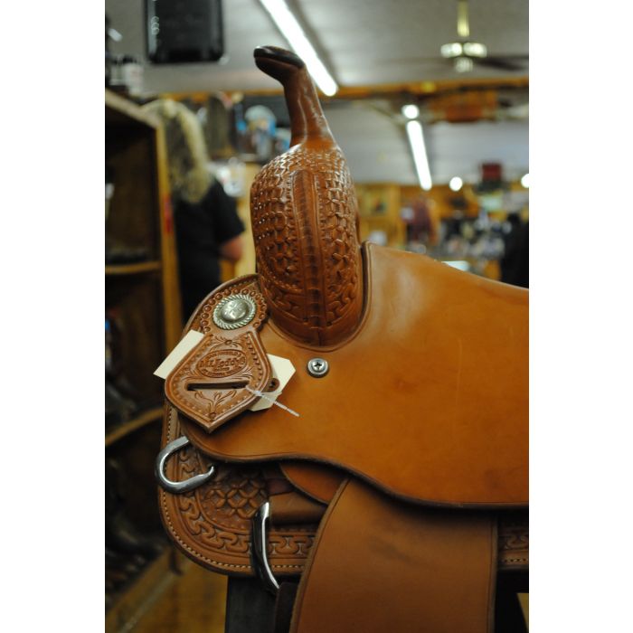 M L Leddy Flat Seat Cutter Saddle Jacksons Western Store M L Leddy Flat Seat Cutter Saddle Jacksons Western Store