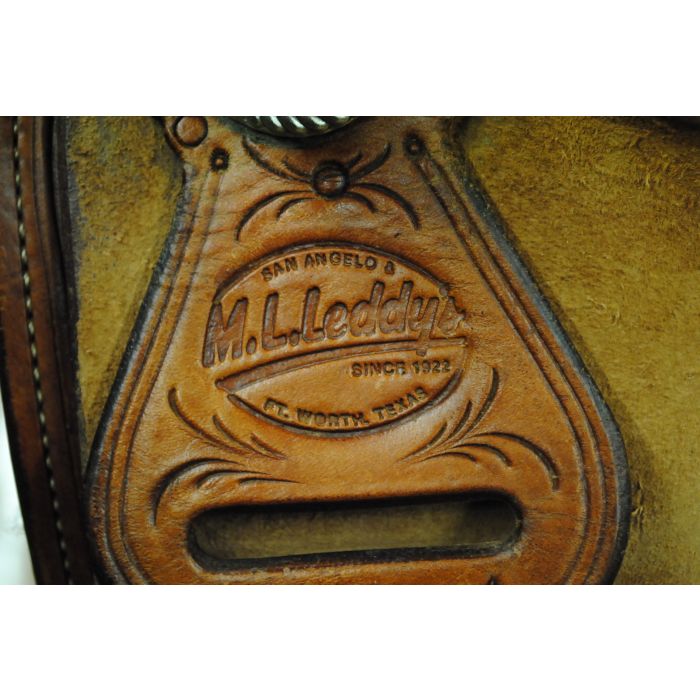 M L Leddy Flat Seat Cutter Saddle Jacksons Western Store