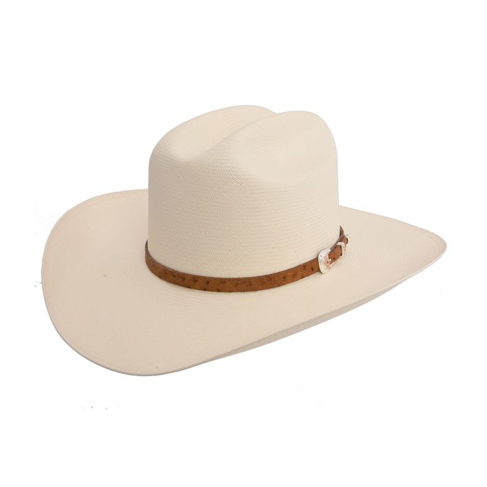 STETSON EL NOBLE GENUINE 500X SHANTUNG PANAMA STRAW COWBOY WESTERN HAT
