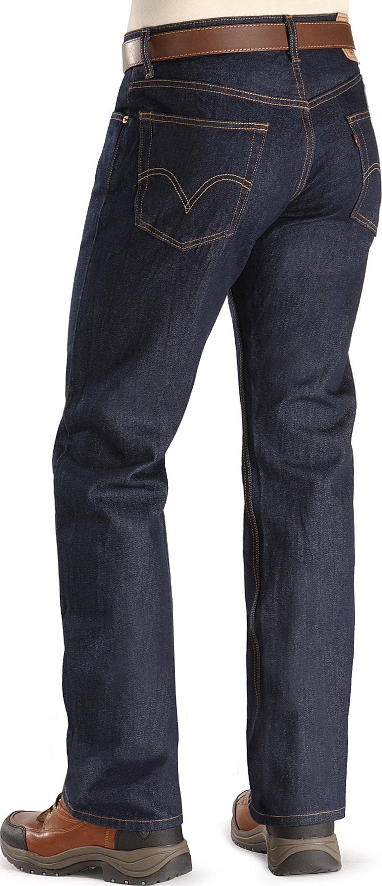 levi's men's 505 white jeans