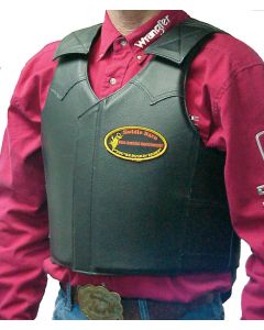 Leather Bull Riding Vest