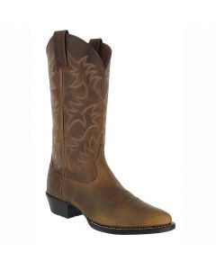 Ariat Mens Heritage Western Distressed Brown Cowboy Boots