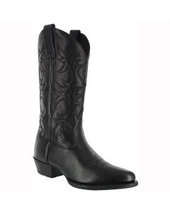 Ariat Mens Heritage Western Black Deertan Cowboy Boots