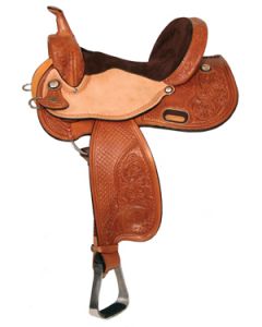 Iron Flower Barrel Saddle